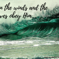Jesus Speaks Calm to the Wind and the Waves